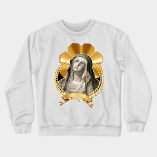 Holy Mary suffering mother - Our lady pray for us! Crewneck Sweatshirt